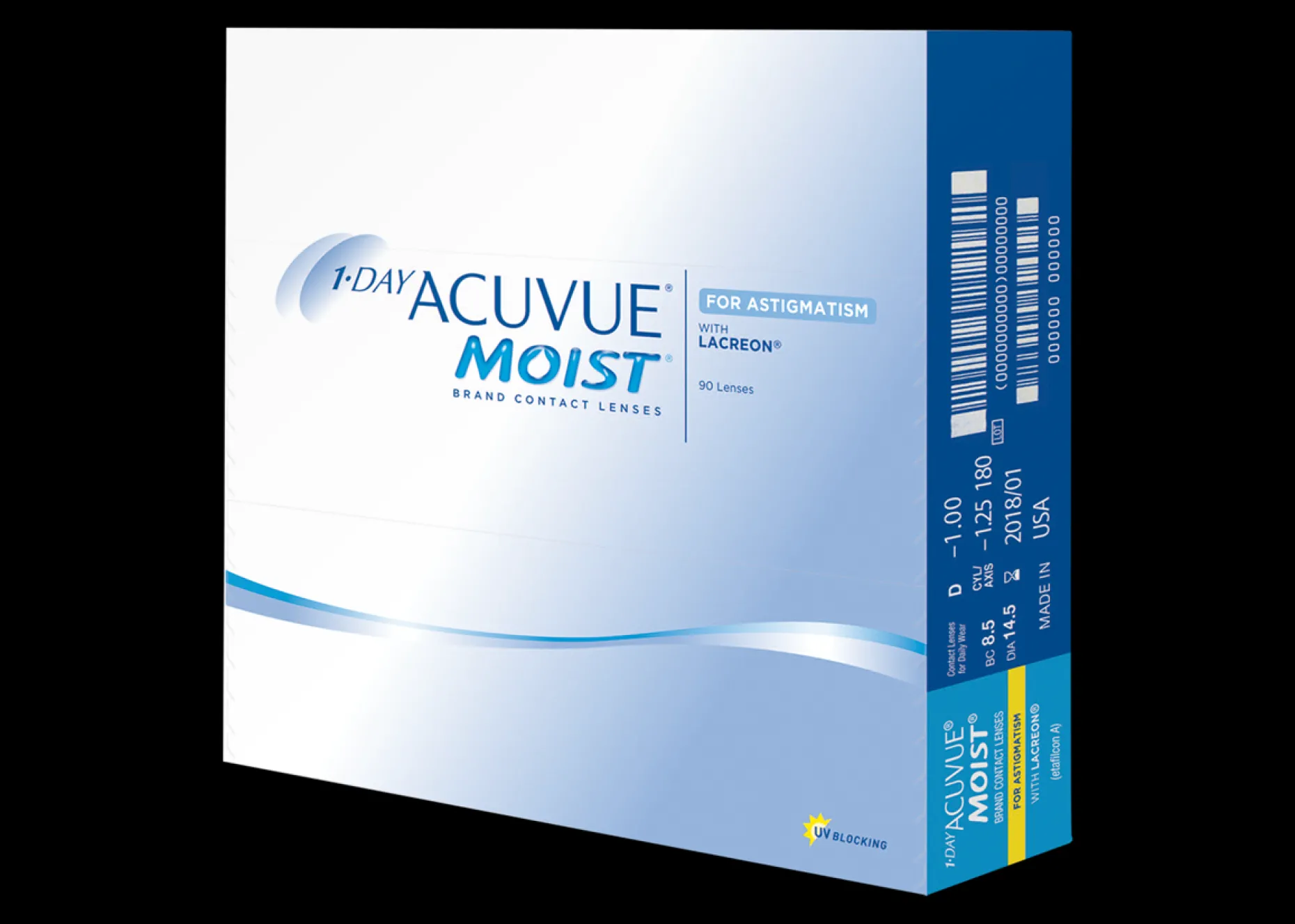 LC Diarias 1 Day Acuvue Moist Astigmatismo 90 unidades